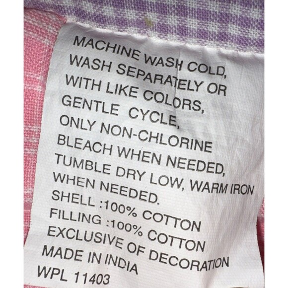 Baby Quilt Pastels 36x46 Machine Stitched Appliqués Lap Blanket Wall Hanging Vtg - Picture 11 of 16